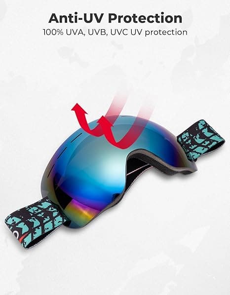 Motorcycle Goggles UV Protection Clear Vision - Kemimoto