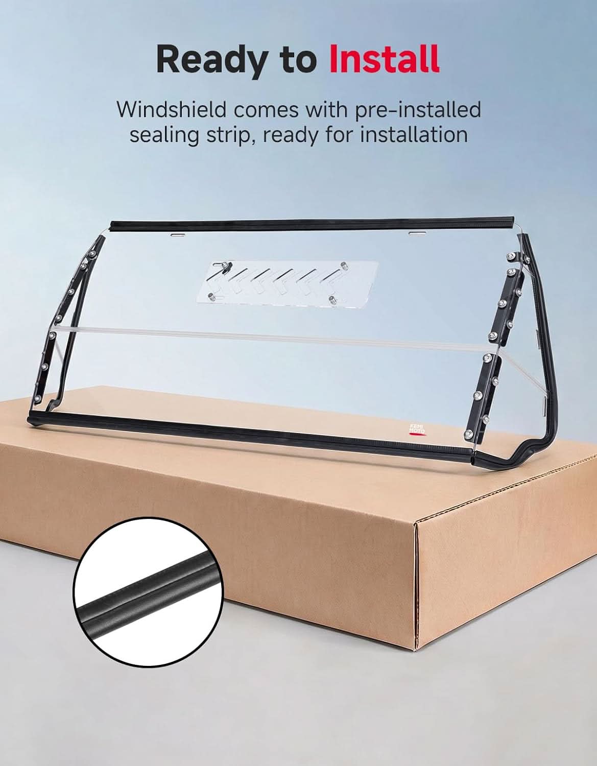 UTV Sliding Rear Windshield For Kawasaki Teryx KRX 4 1000