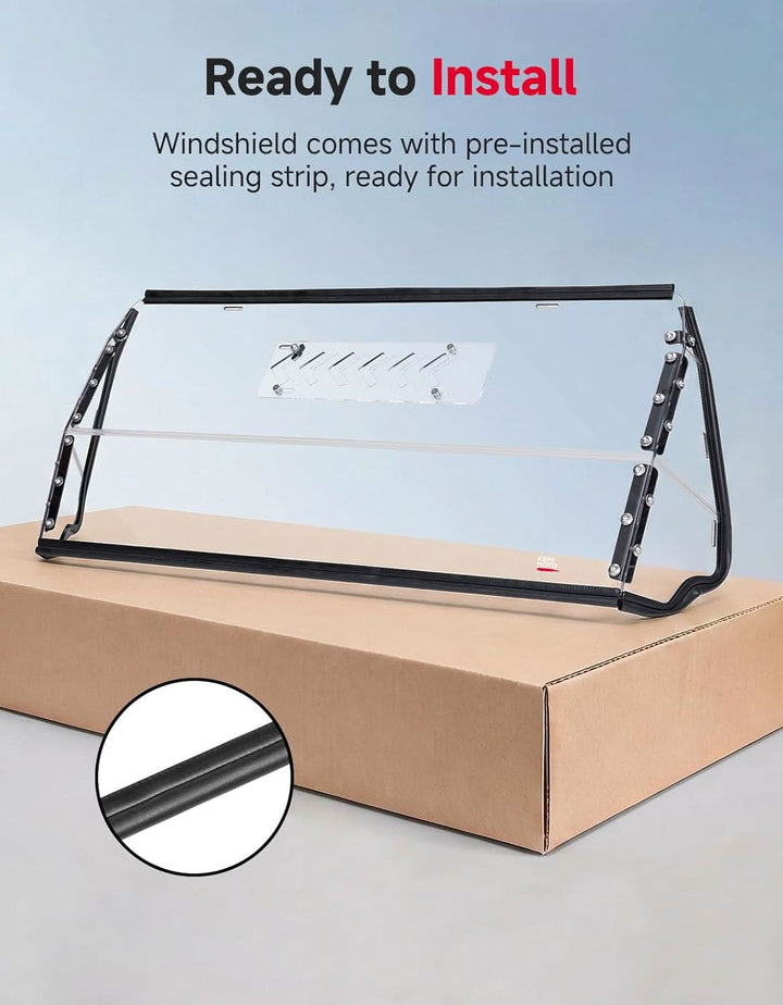 UTV Sliding Rear Windshield For Kawasaki Teryx KRX 4 1000