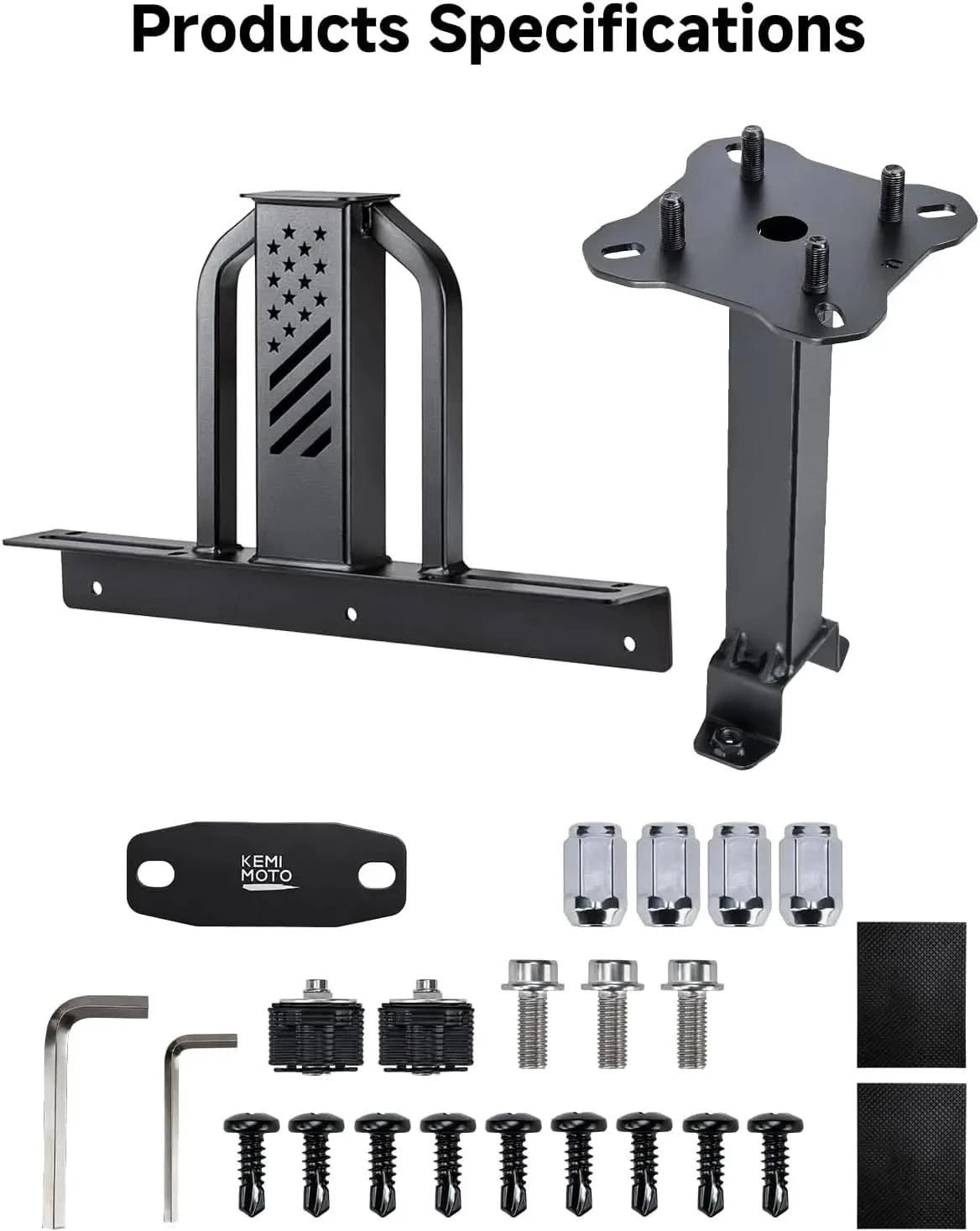 Spare Tire Mount For CFMOTO UFORCE 1000/XL/U10 Pro
