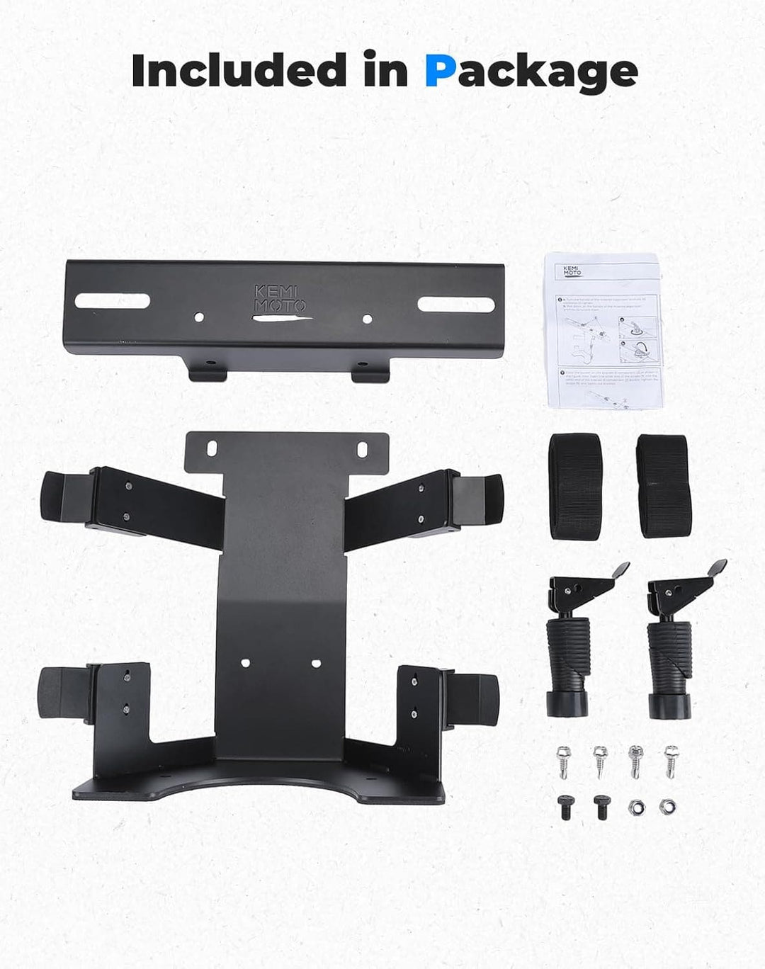 Steel Water Cooler Rack for Ranger General UTVs - Kemimoto
