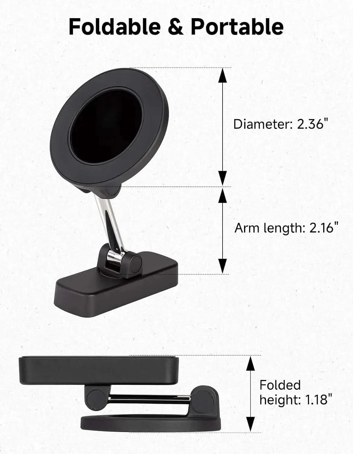 Magnetic Golf Cart Phone Holder for iPhone/Galaxy & More Cellphone