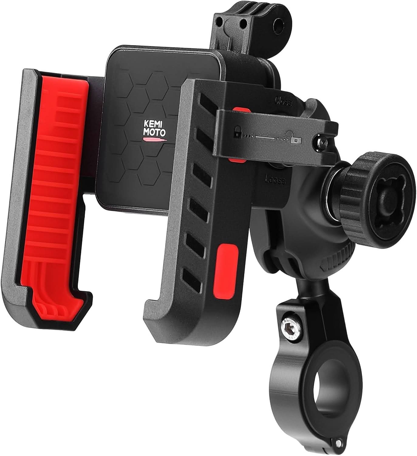 KEMIMOTO Anti-Vibration Phone Mount for ATV|Motorcycle|Bike - Kemimoto