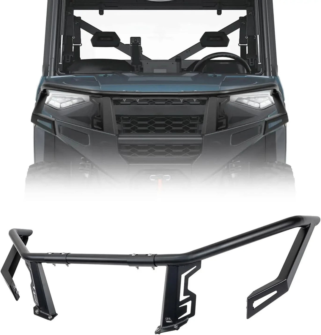 Front Upper Bumper Brush Guard, Rigid Steel for Polaris Ranger XP 1000 2025-2026