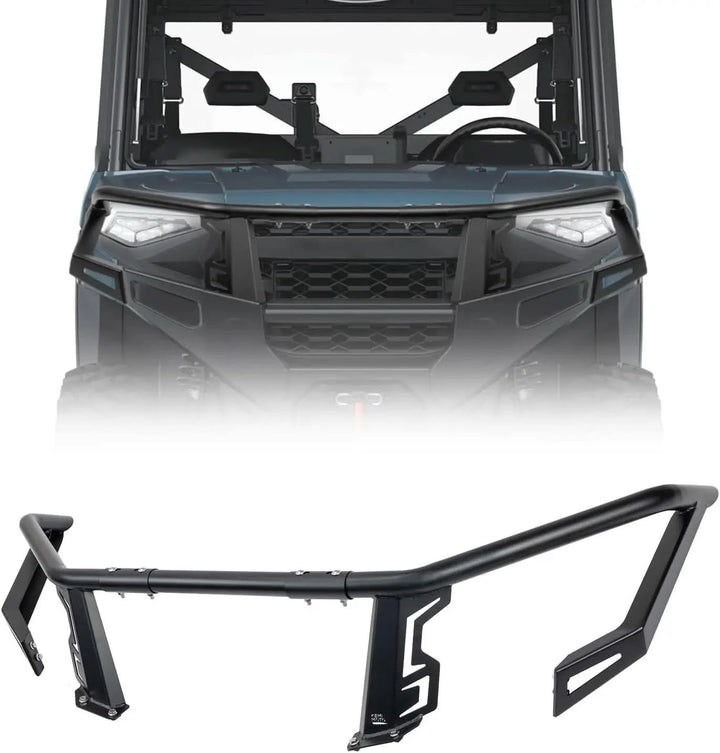 Front Upper Bumper Brush Guard, Rigid Steel for Polaris Ranger XP 1000 2025-2026