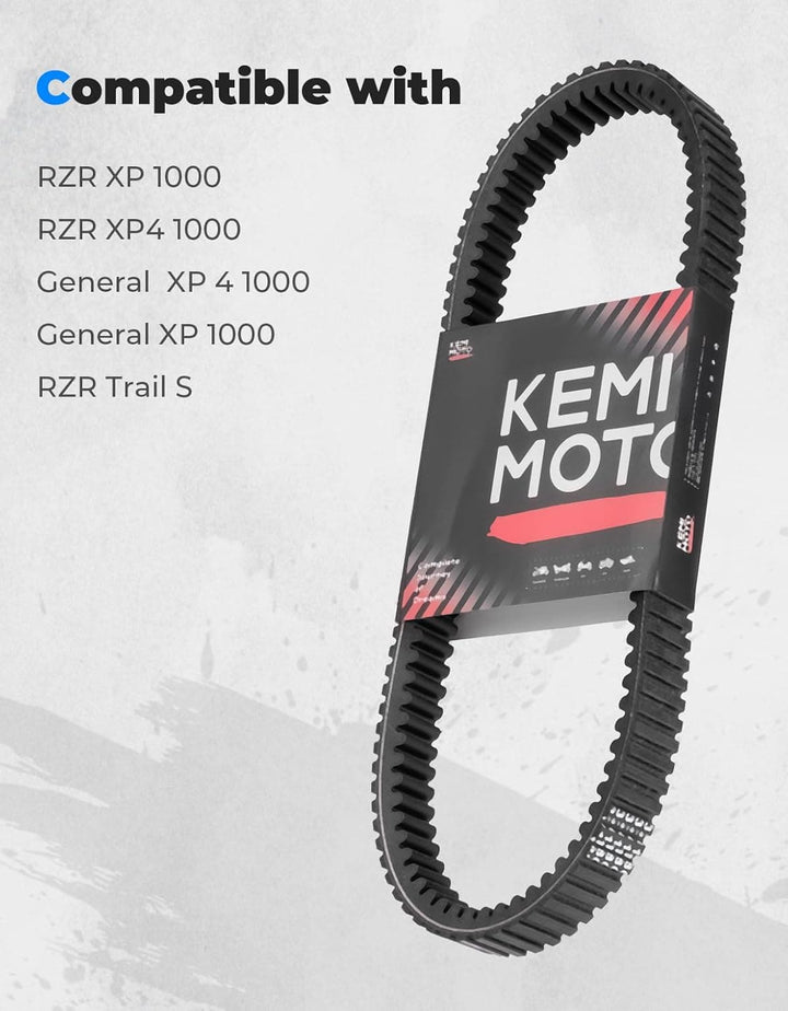 Upragded UTV Drive Belt for Polaris RZR XP 1000/General XP 1000 - Kemimoto