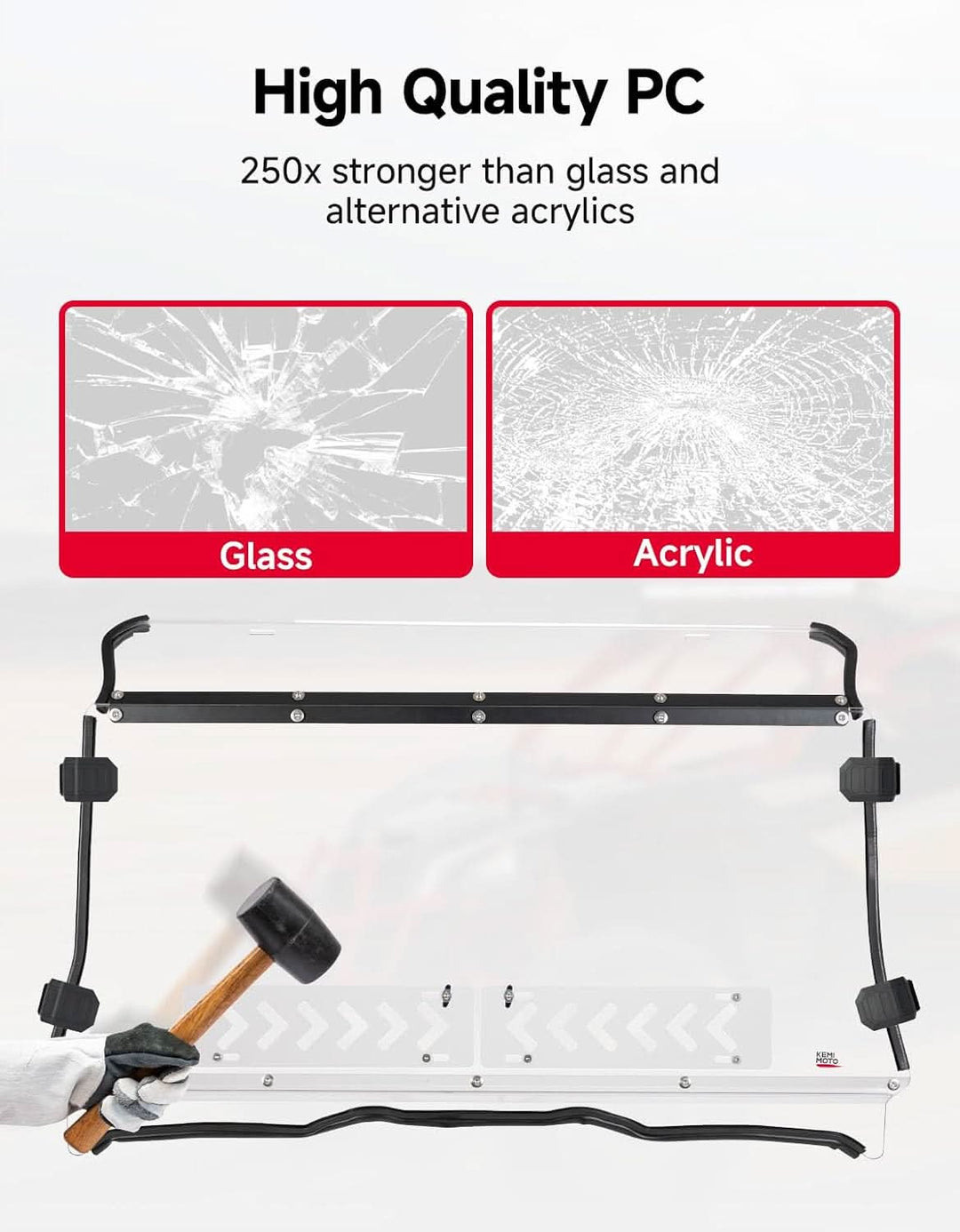 UTV Vented Windshield For YAMAHA YXZ
