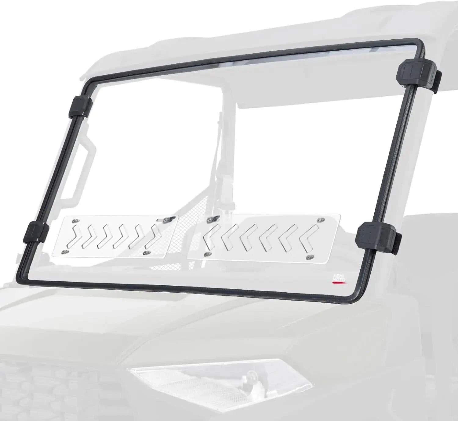 UTV Front Vented Windshield, Scratch-Resistant Anti-UV for Polaris Ranger Midsize SP 570 / Crew 2022-2026