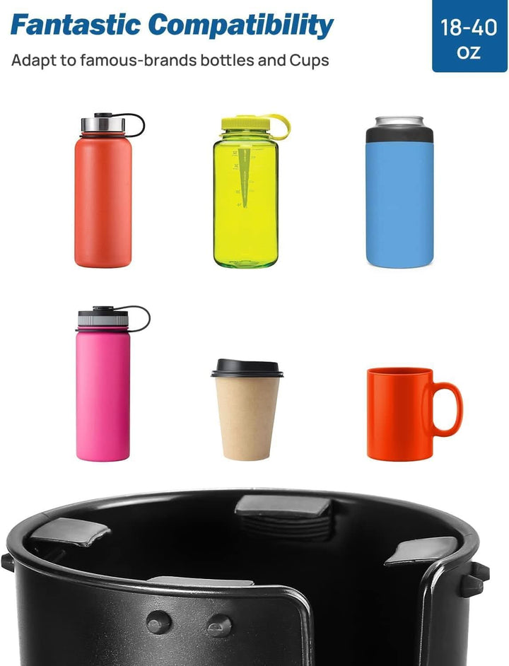 JOYTUTUS Large Stable Cup Holder Expander for YETI, Hydro Flask - Kemimoto