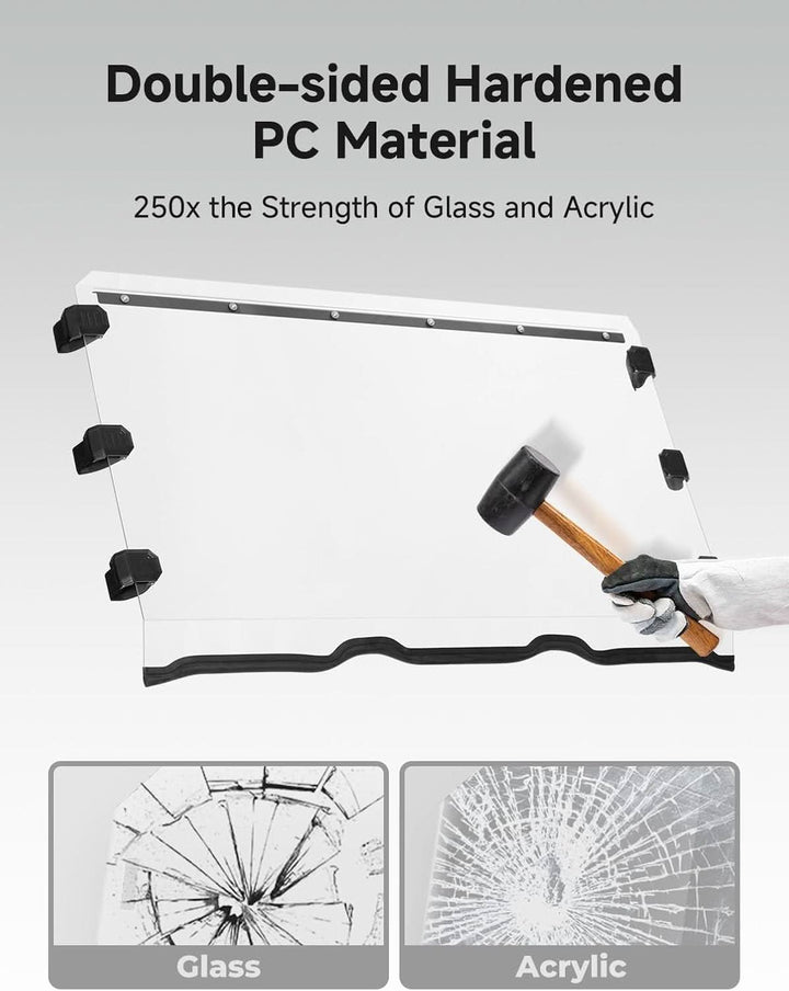 UV-Resistant Front Windshield for Polaris Ranger 800 XP & 570 Full-Size (Not Fit Midsize)