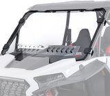 2-IN-1 Vented Windshield Pre-Installed Rubber Strip for Polaris RZR XP 1000 / RZR XP 4 1000 2024-2026