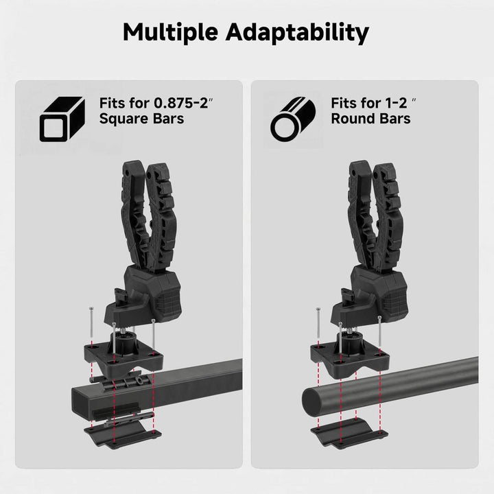 Hunting Tool Holder Gear Mount for UTV|ATV (2-Pack) - Kemimoto