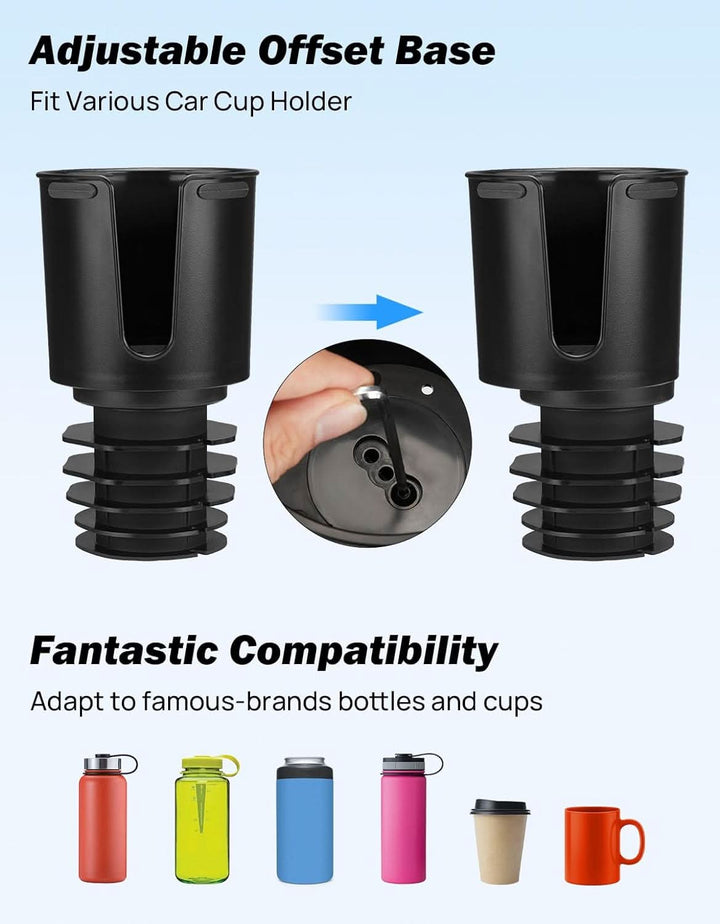 JOYTUTUS Cup Holder Phone Mount for Car - Kemimoto