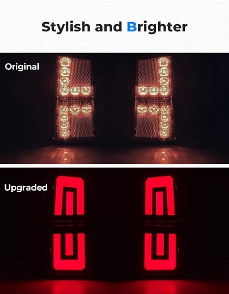 Upgraded Tail Lights for Polaris Ranger 1000 XP/Crew 2018-2024 - Kemimoto