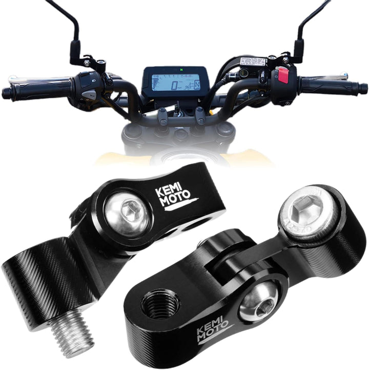Universal Rear View Mirror Mount for Motorcycles - Kemimoto