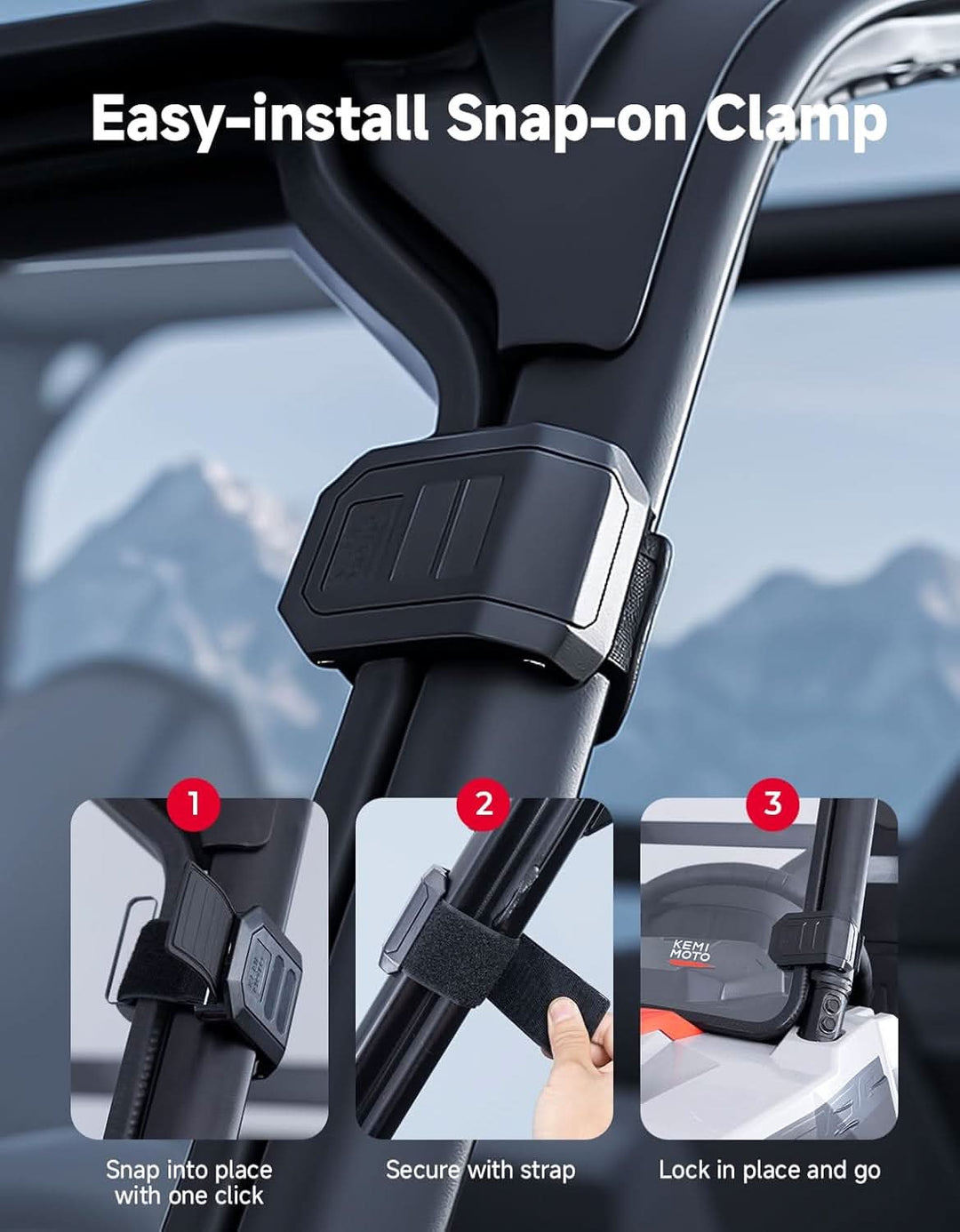 Front Windshield For Honda Talon 1000(2019+) - Kemimoto