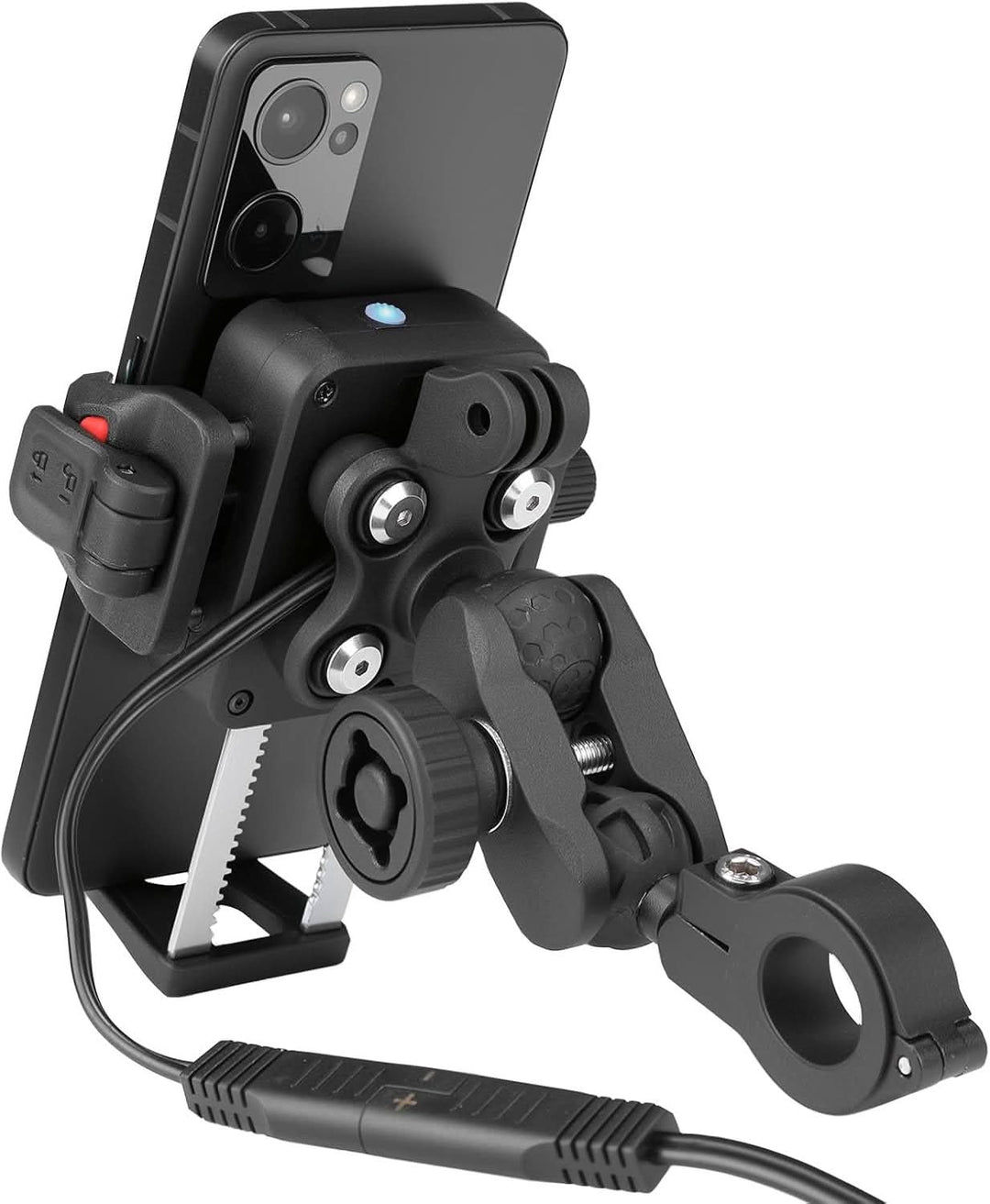 KEMIMOTO Charging Phone Mount For Motorcycle - Kemimoto
