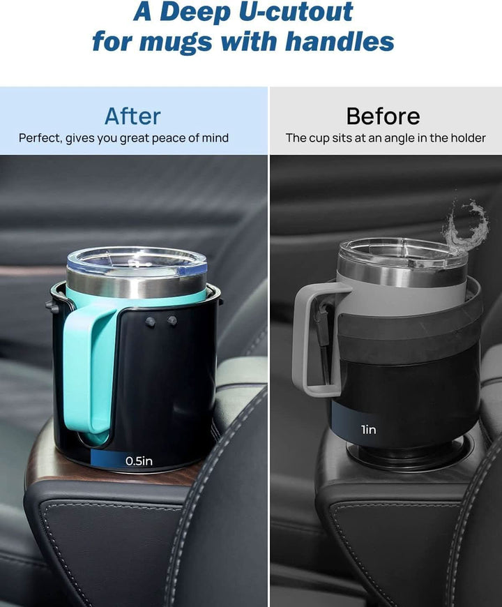 JOYTUTUS Large Stable Cup Holder Expander for YETI, Hydro Flask - Kemimoto