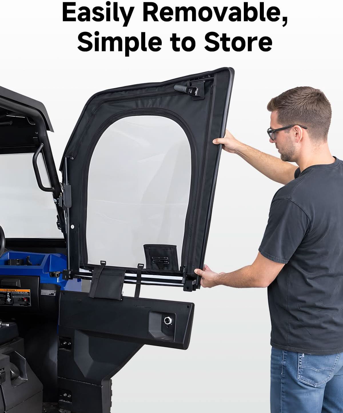 UTV Framed Upper Door Kits For Kawasaki Mule Pro