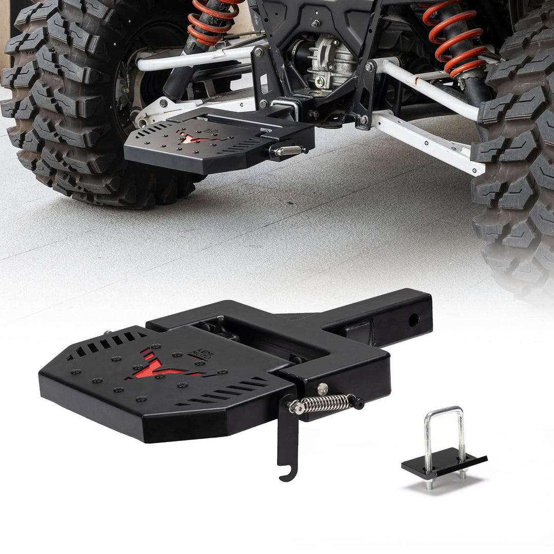 UTV Hitch Step with 2" Receiver for Polaris Ranger 1000 Defender UFORCE 1000 - Kemimoto