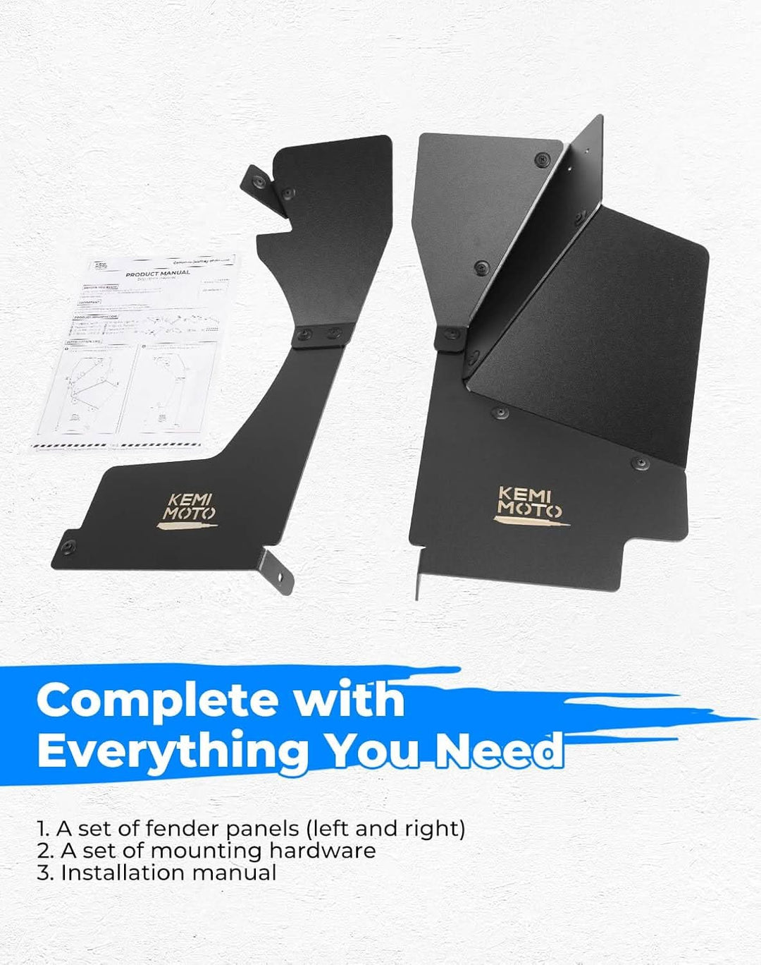 Fender Flares for Ranger XP 1000 / Crew (2017-2025) 1 Pair