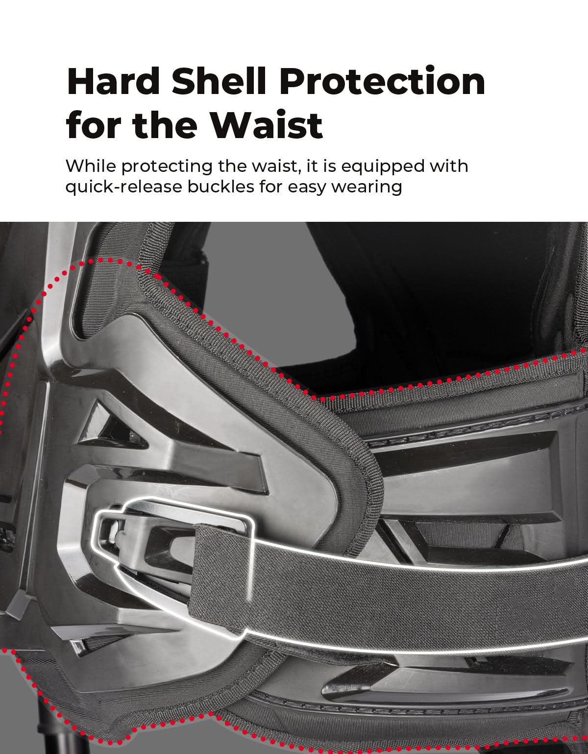 Motorcycle Chest Protector For Adult Dirt Bike Riding - Kemimoto