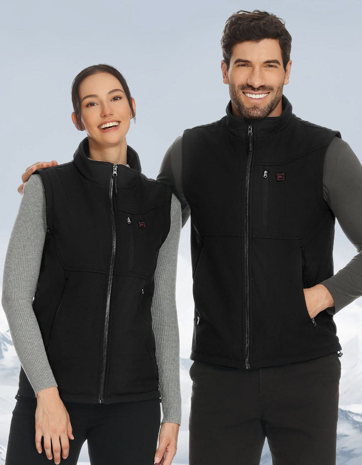 Windproof Heated Vest with APP & Remote Control 10000mAh Battery