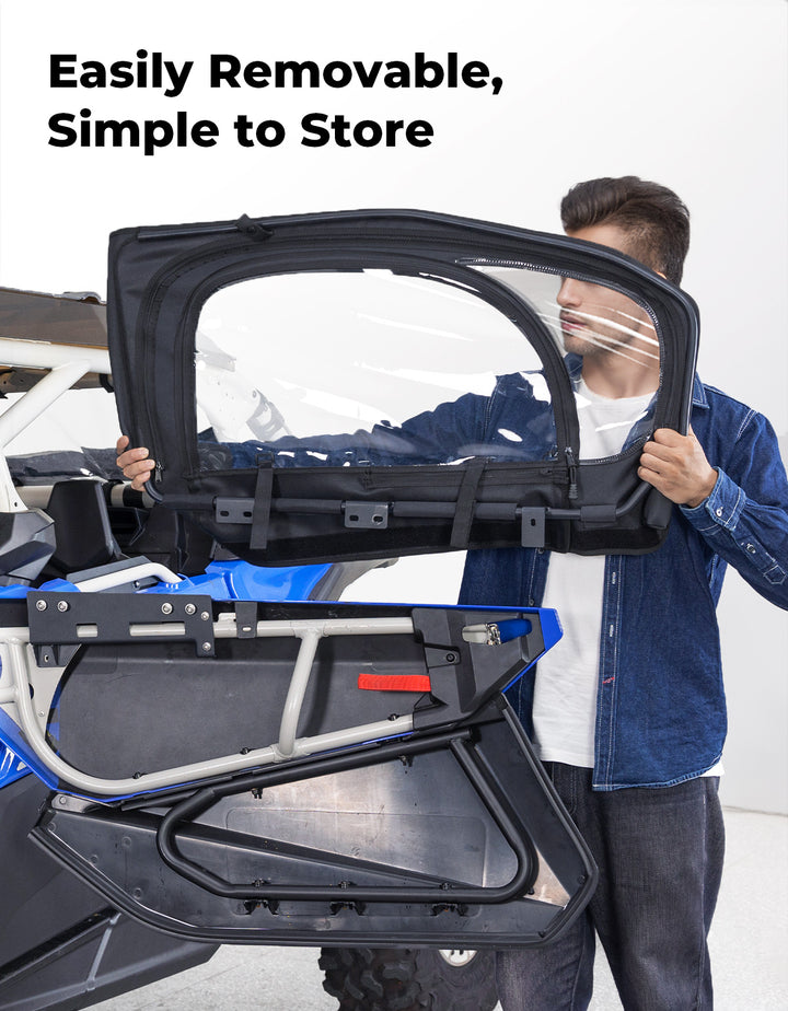 Soft Cab Enclosures with Metal Frame for Can-Am Maverick X3 MAX - Kemimoto