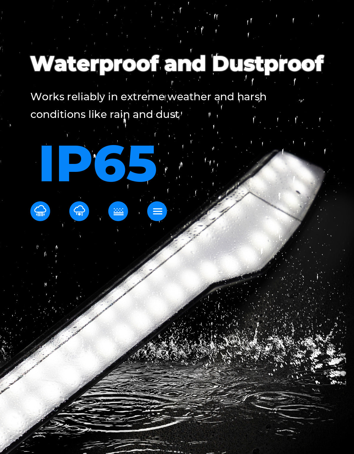 LED Fang Lights with Turn Signals for Polaris Ranger xp 1000 /Crew 2018-2024 - Kemimoto