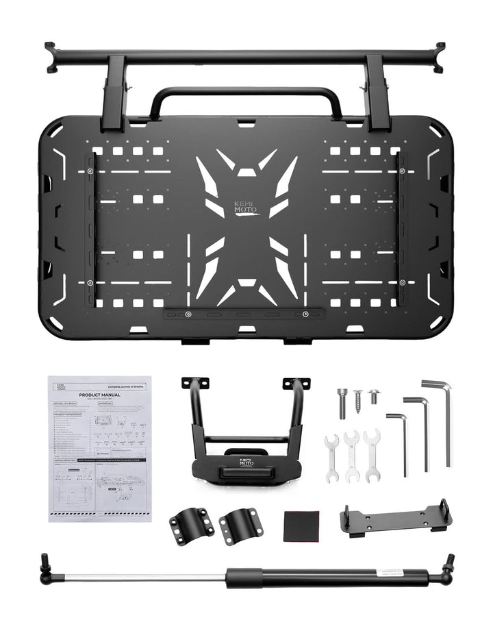 Rear Spare Tire Carrier & Cargo Rack for Can-Am Maverick R 2024+ – Heavy-Duty UTV Bed Storage Accessory - Kemimoto