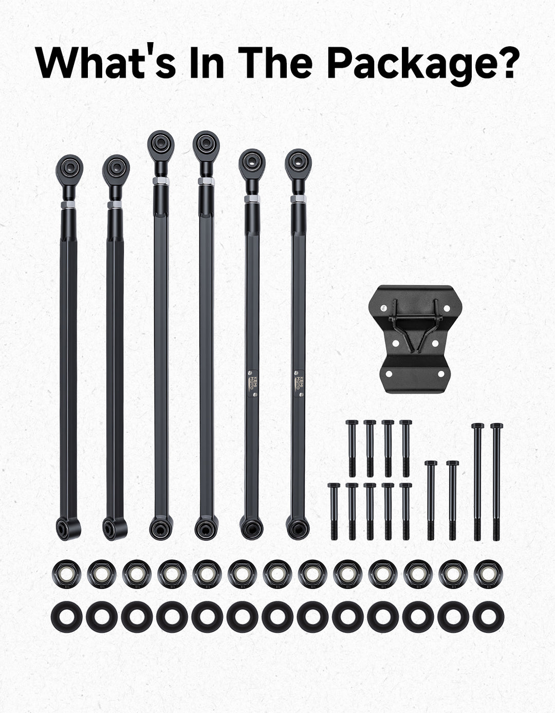72" Rear Radius Rod Kit Fit Can-Am Maverick X3 / X3 MAX(2016–2026)