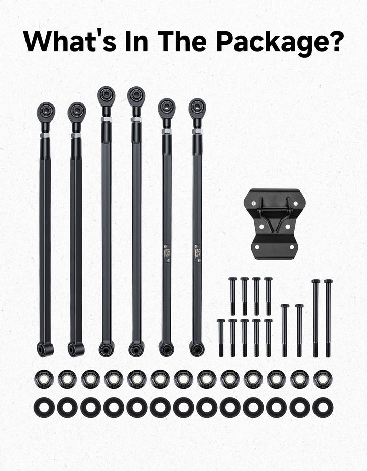 72" Rear Radius Rod Kit Fit Can-Am Maverick X3 / X3 MAX(2016–2026)