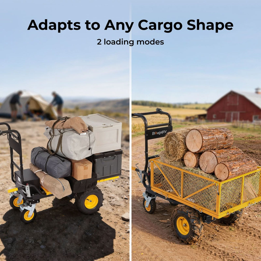 BougeRV GC660 Electric Utility Garden Cart - Kemimoto