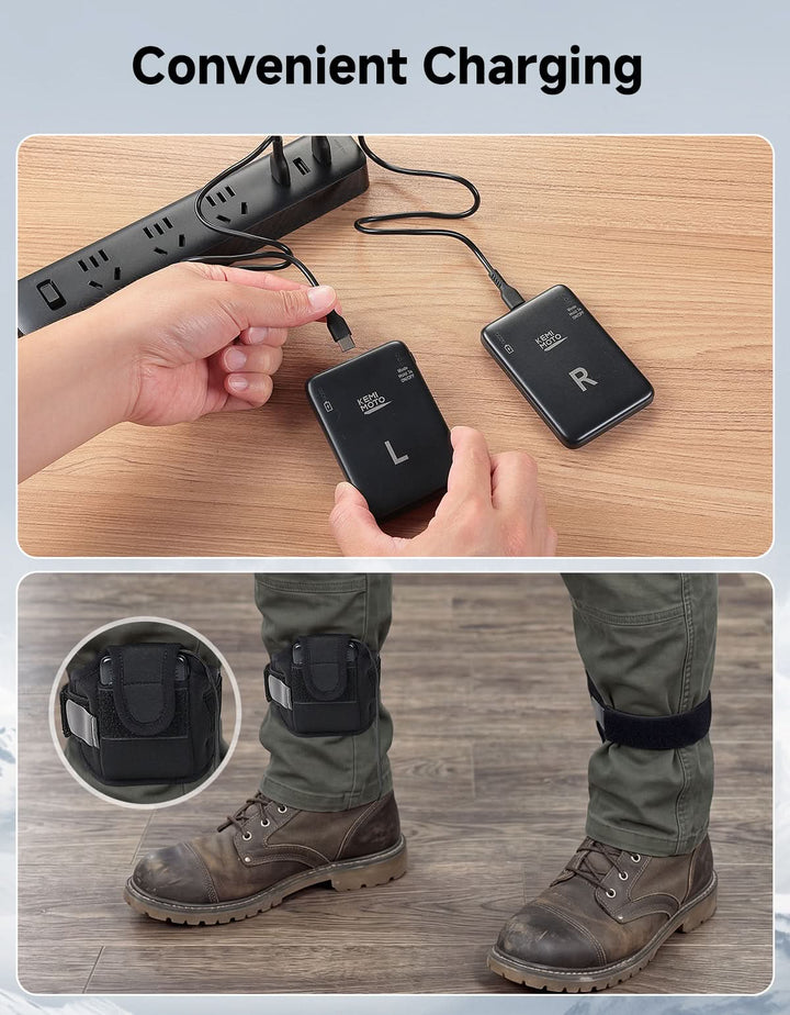 Heated Insoles APP Control Full Foot Heat Trim-to-Fit 5000mAh
