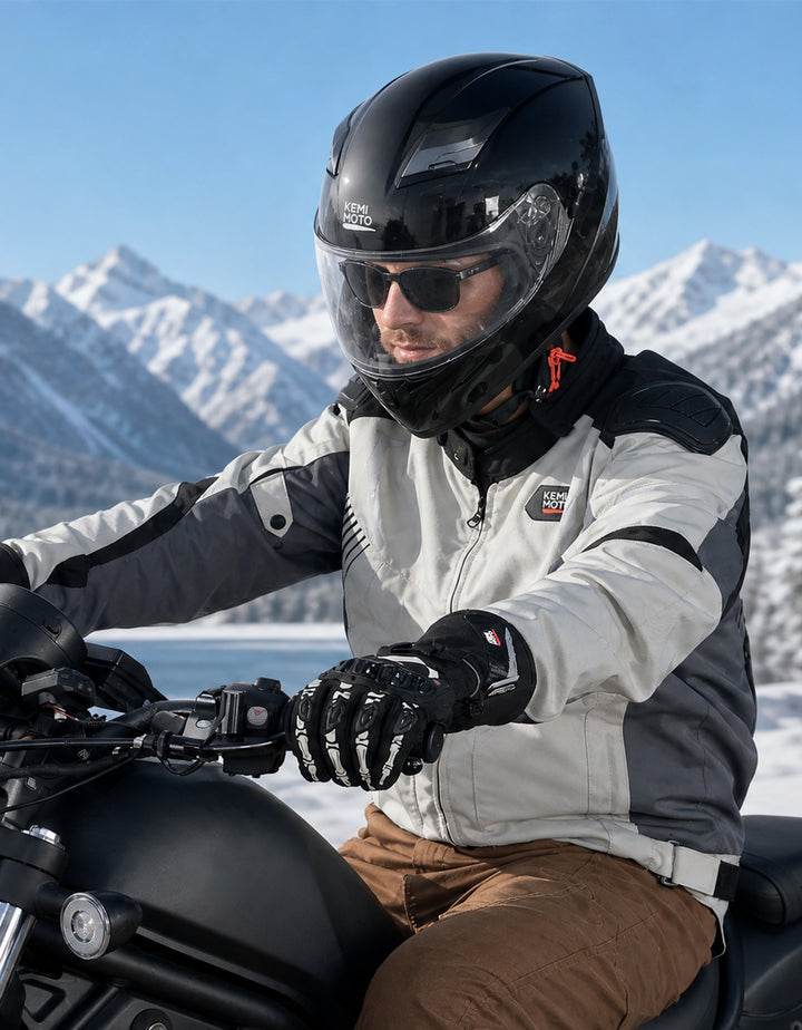 Rainproof Riding Warm Gloves with Touchscreen for Motorcycle Riding
