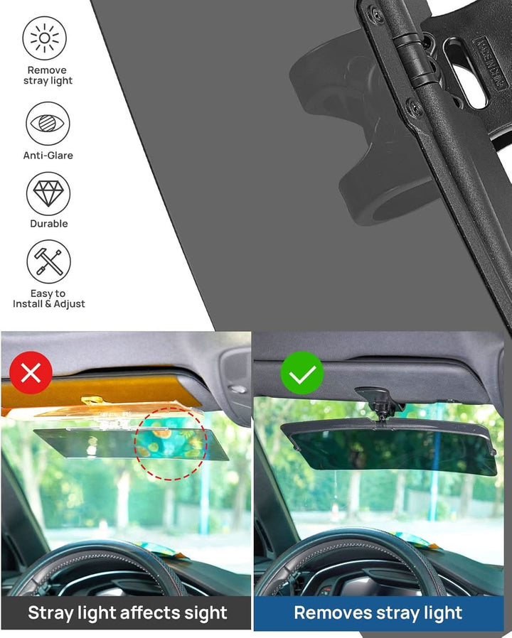 KEMIMOTO Sun Visor for Car - Kemimoto