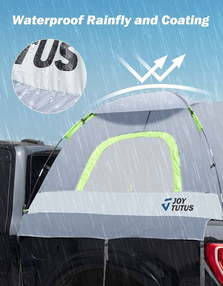 JOYTUTUS Truck Tent with Rainfly 5.5Ft-6Ft - Kemimoto