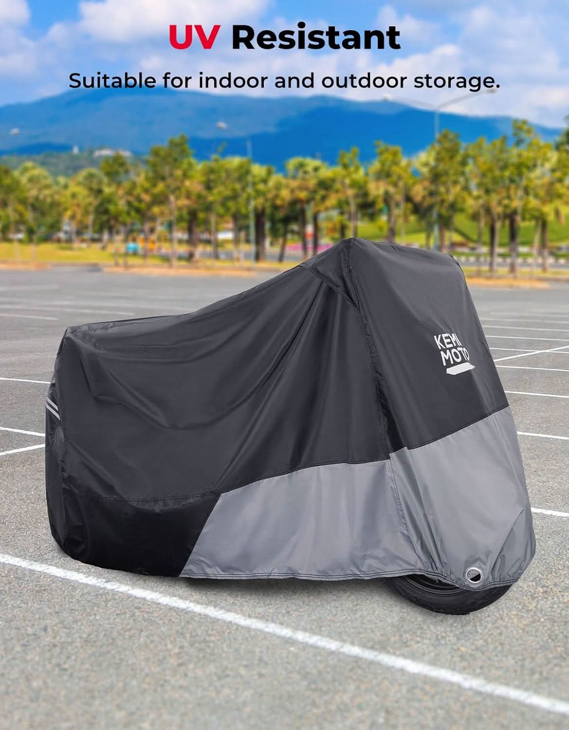 420D Motorcycle Cover for Sport Bike YZF-R1 R6 Ninja 400 Z400 ZX-6R - Kemimoto