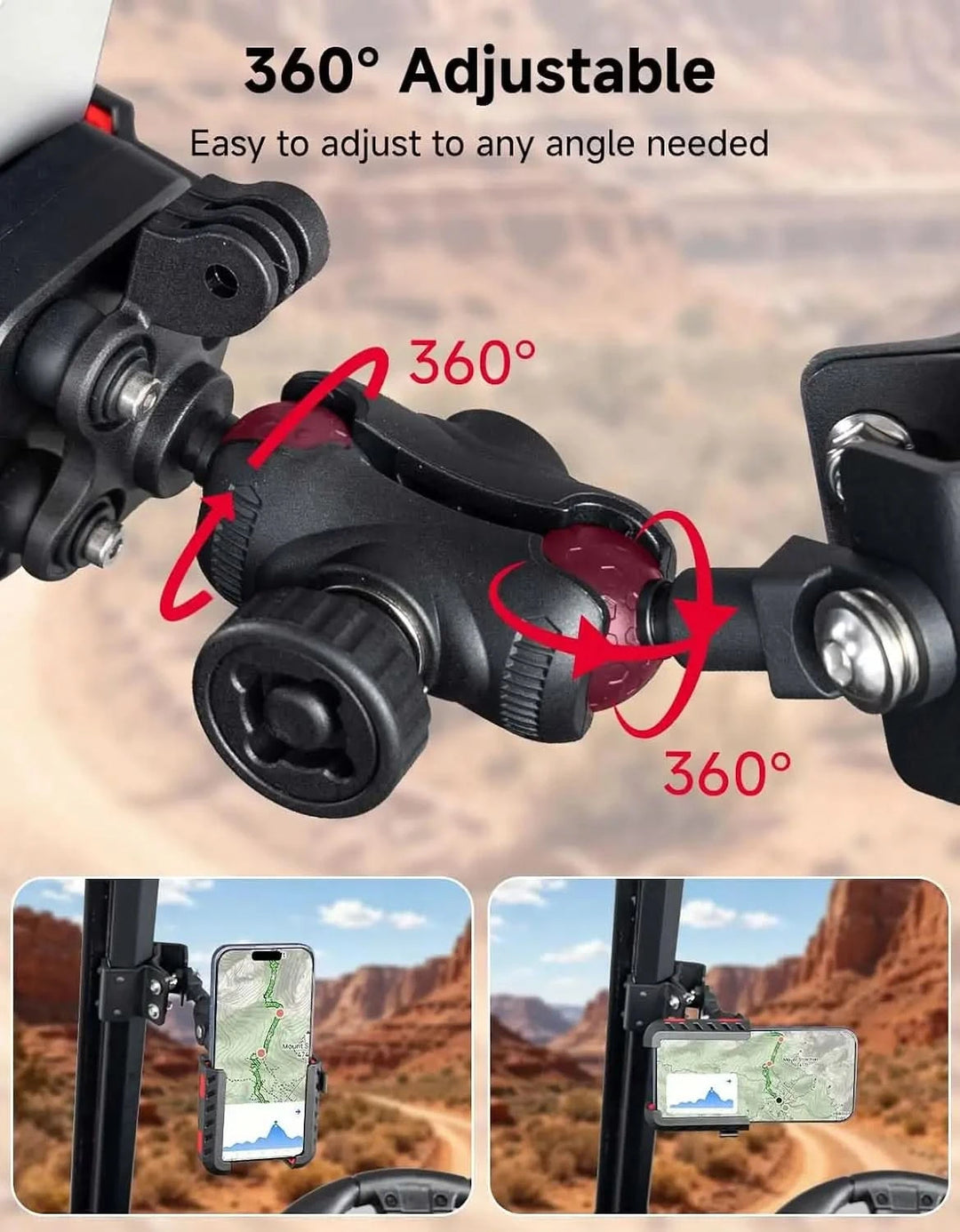 UTV Phone Mount for Pro-Fit Cage, Ranger/General,UForce,Defender