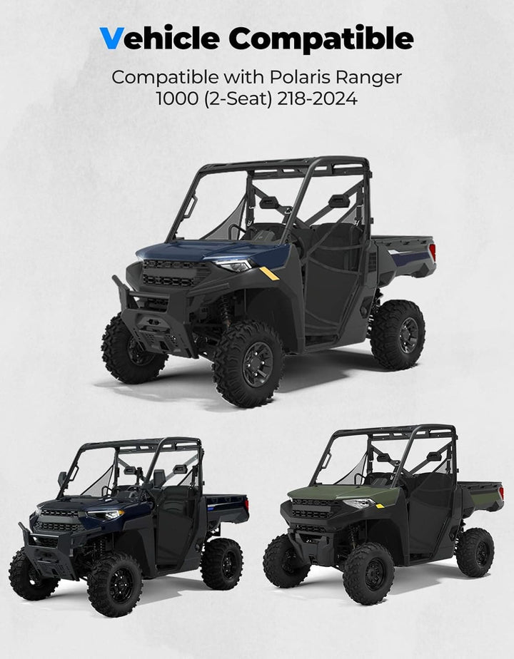 Roof Rack for Polaris Ranger XP 1000/ Ranger 1000 (2-Seat) - Kemimoto
