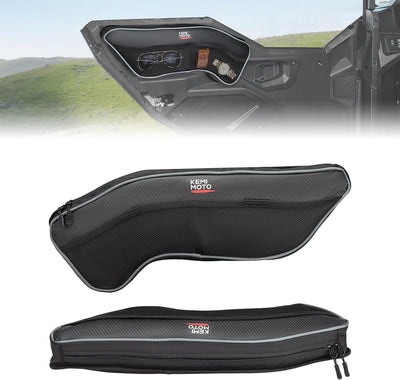 Front Upper Door Bags for Polaris General 1000/4 1000 2016-2024, 2PCS - Kemimoto