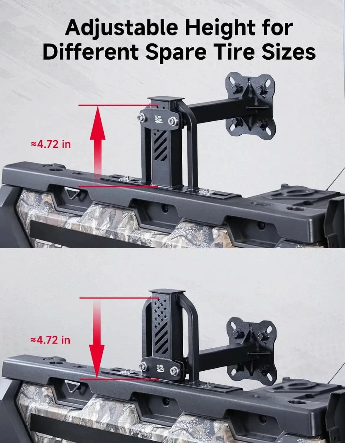 Spare Tire Mount For CFMOTO UFORCE 1000/XL/U10 Pro