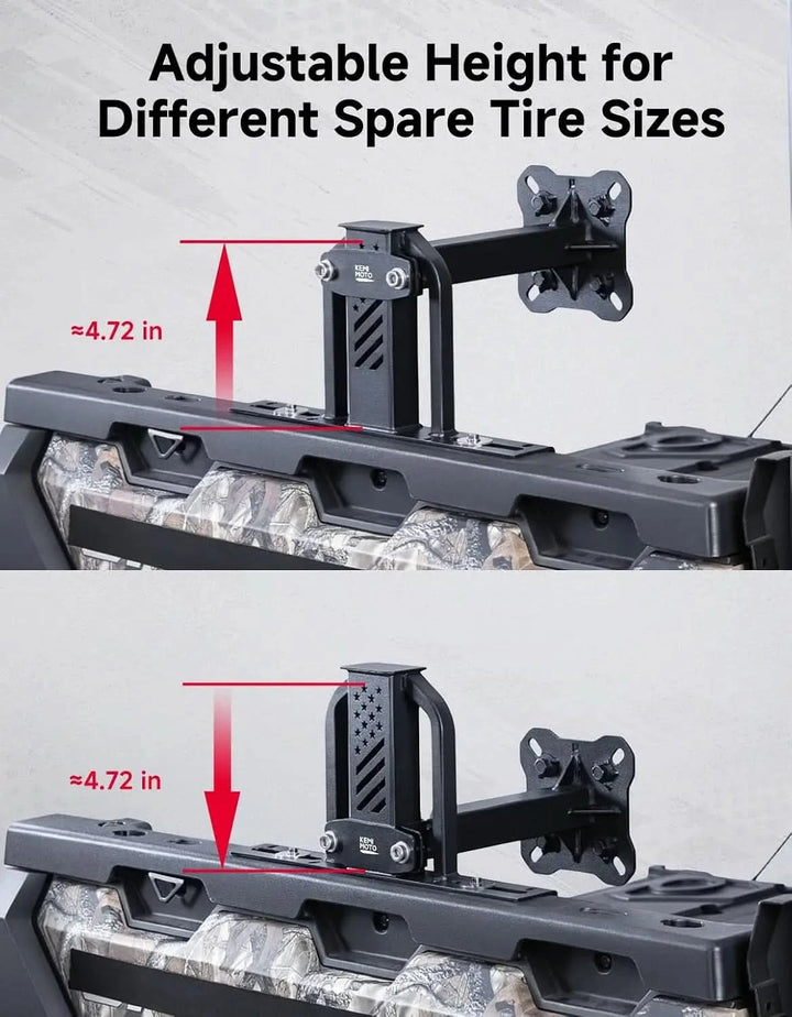 Spare Tire Mount For CFMOTO UFORCE 1000/XL/U10 Pro