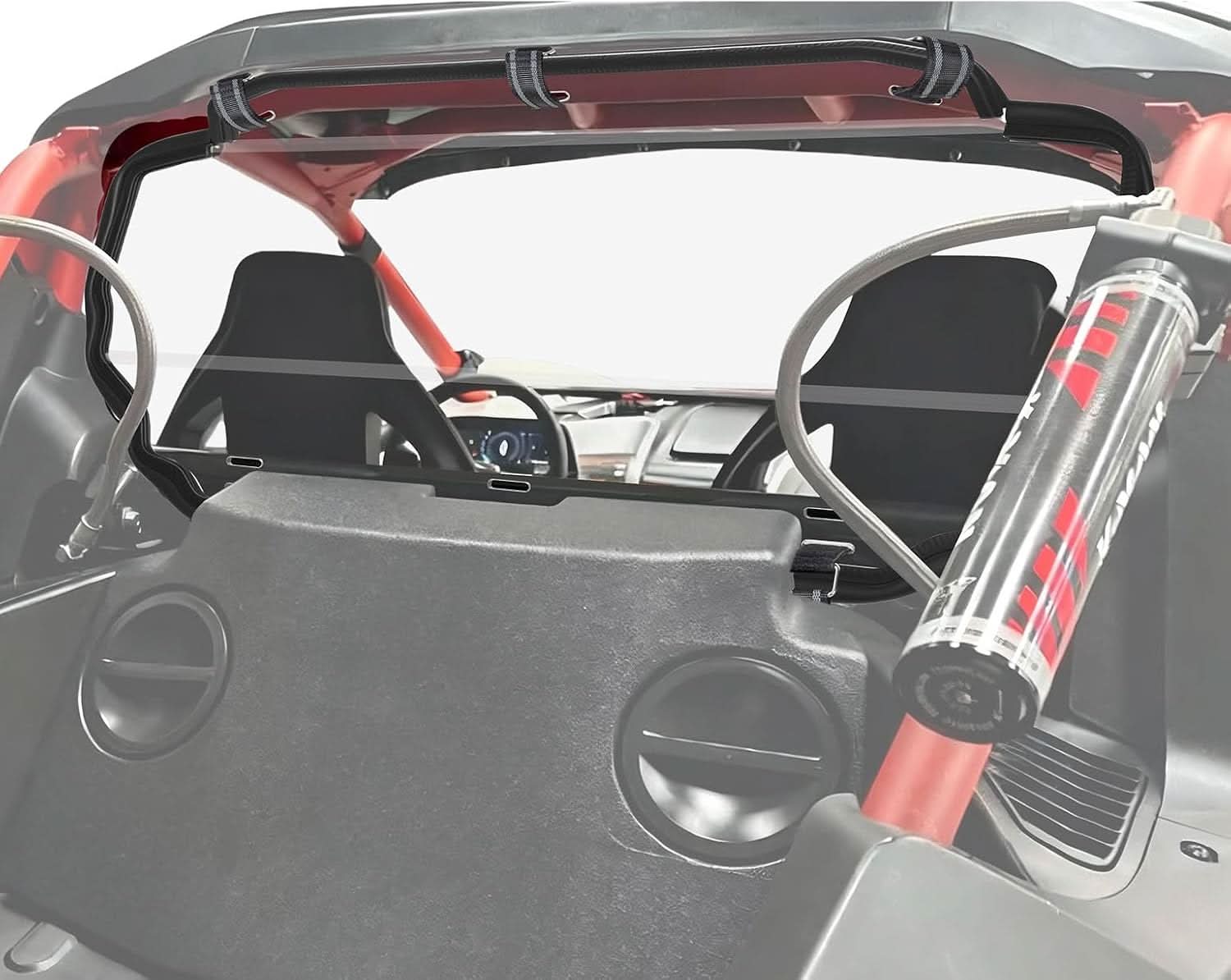 UTV Rear Windshield, Ultra-Clear Shatter-Resistant for Segway Villain 2024+