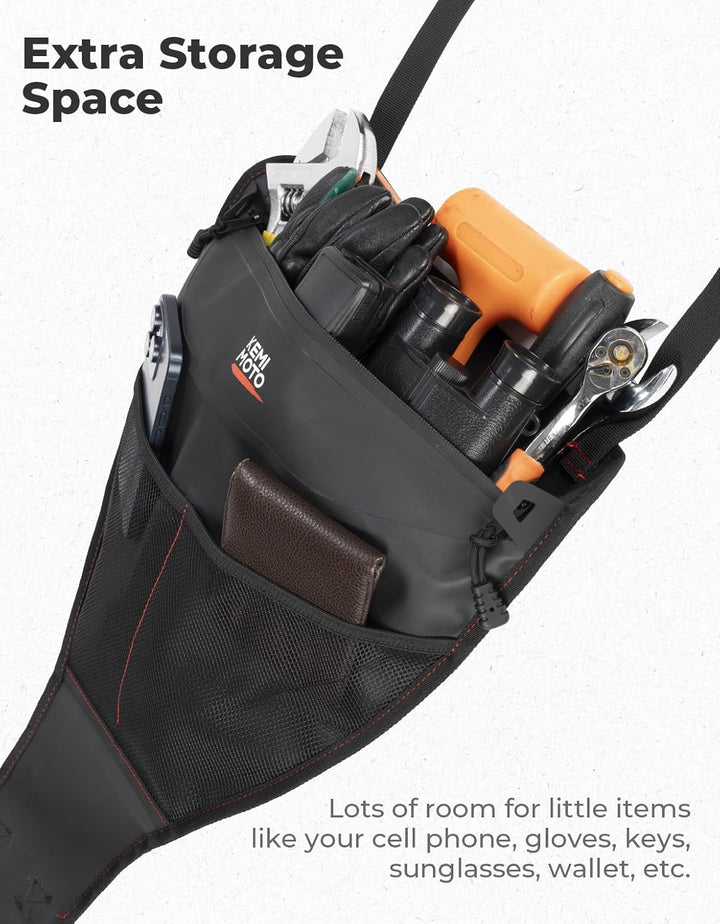 TPU Center Storage Bag for Polaris RZR XP 1000 Turbo S 900 2014-2023 - Kemimoto
