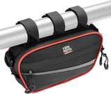 UTV Roll Cage Storage Bag for UTV, ATV, Golf Cart, Bike, 11" x 5", Black & Red