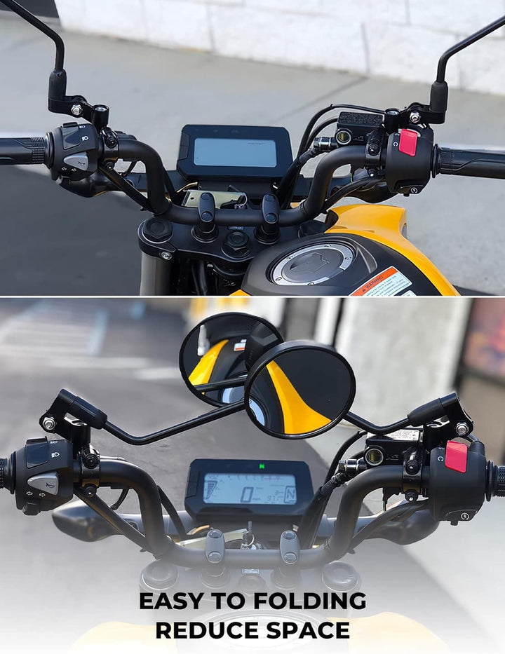 Universal Rear View Mirror Mount for Motorcycles - Kemimoto