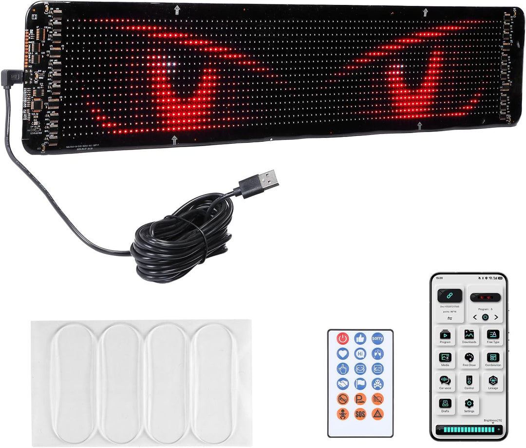 LED Digital Display Sign for Car & Golf Cart - Kemimoto