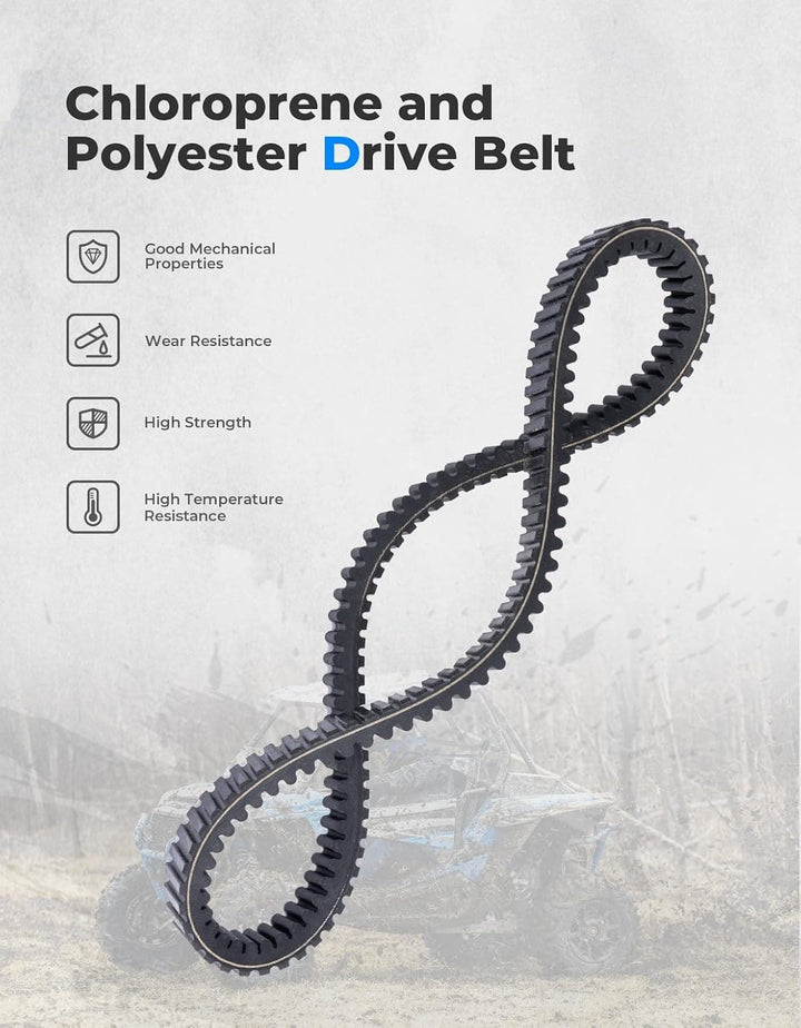 Upragded UTV Drive Belt for Polaris RZR XP 1000/General XP 1000 - Kemimoto