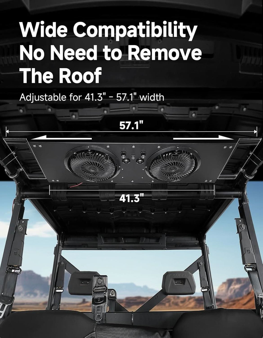 Overhead Fan for Polaris Defender UForce - Kemimoto